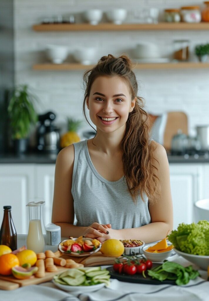 Es importante consumir alimentos nutritivos y mantenerse hidratado